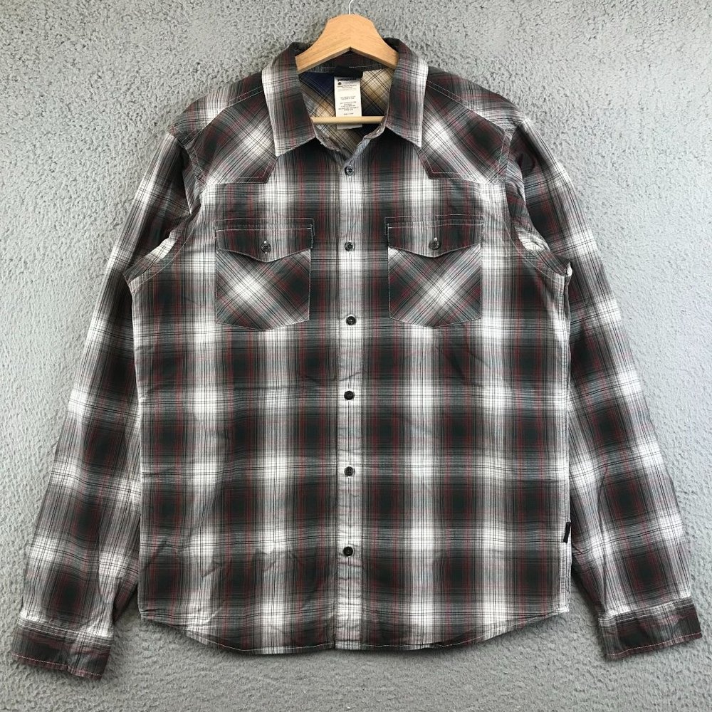 Patagonia Long Sleeve Button Down Shirt Mens Size M Plaid